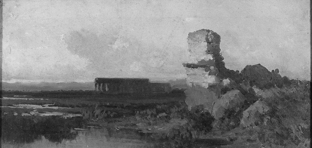 Paesaggio con rovine - Museo Civico, Pescia, Potenza 1